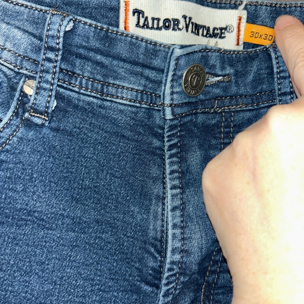 Tailor Vintage Canal Slim Fit Jeans Men’s 30x30 Stretch Denim